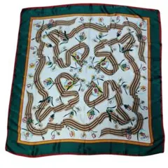 FENDI シルクスカーフ クリスマスデザイン