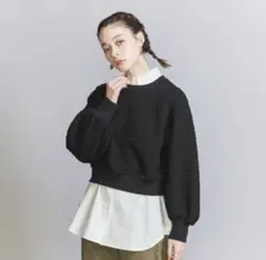 ビューティー＆ユース ユナイテッドアローズ レオパードジャカード プルオーバー