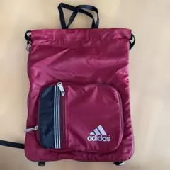 adidas 赤 リュック・バックパック・ナップサック