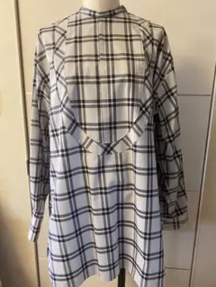 HYKE チェック柄 長袖シャツ