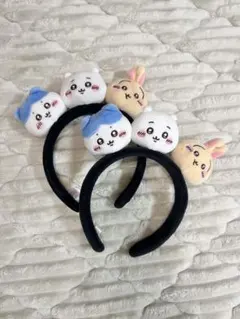 【値下げし再出品❣️】ちいかわパーク　カチューシャ　ちいかわ　ハチワレ　うさぎ
