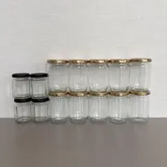 【14個セット】空き瓶 プリン容器 保存ケース 保管ガラス瓶のサムネイル
