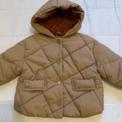 zaraベビー　ダウンジャケット　80cm ベージュ