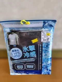 ブラック【L】氷撃冷感インナー半袖クルーネック 新品 ワークマンのサムネイル