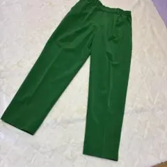 テーパードカラーパンツ　グリーン