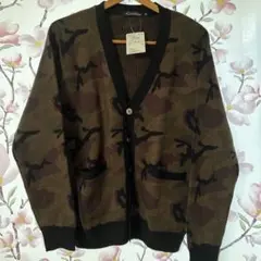 【未使用品】Rose Bud迷彩　カーディガン　M