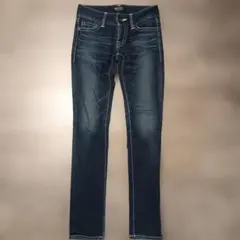 MOUSSY スキニーデニム ダークブルー　24サイズ