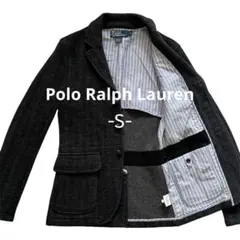 【良品】Ralph Lauren/ヘリンボーン/上質圧縮ウールニット(S)のサムネイル