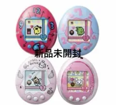 新品未開封　たまごっち　チョコ缶　４種セット　バレンタイン　くちぱっち　まめっち