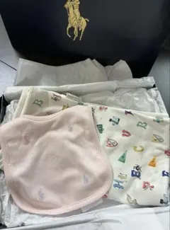 【お値下げしました！】ポロラルフローレン ブランケット おくるみ スタイセット
