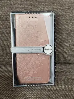 iPhone11pro用ケース 手帳型 ピンク
