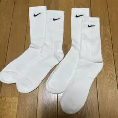 ナイキ NIKE 2Pロゴソックス　25〜27cm ホワイトのサムネイル