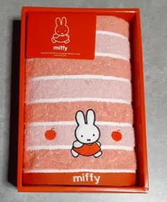 miffy ミッフィー ウォッシュタオル ボーダー柄のサムネイル
