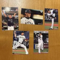 カルビー プロ野球カード 南海ホークス1984年ほか 5枚セット 門田博光