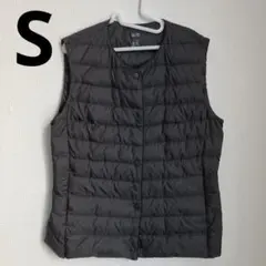 ユニクロ　ウルトラライトダウン　ベスト　S size 黒