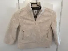 GAP Kids フリースジャケット XS クリーム色