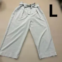 しまむら HK WORKS LONDON リボンつきワイドパンツ Lサイズのサムネイル
