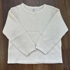 UNIQLO ワッフル長袖カットソー 110cm