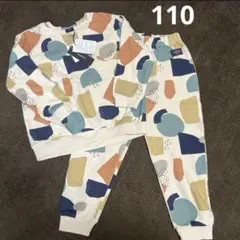 新品 タグ付 birthday パジャマ上下セット 裏起毛 110 manina