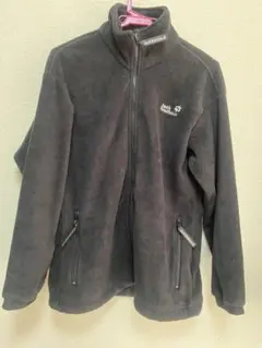 Jack Wolfskin ブラック フリースジャケット 34