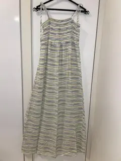 ユニクロ　マキシ丈　ワンピース