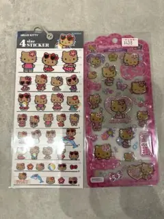 サンリオ　キティ　日焼けキティ　ドロップジェリーシール　4size 正規品