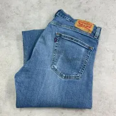 か*う様 リーバイス　505　縦落ち　鬼ヒゲ　デニムパンツ　古着　ライトブルー水