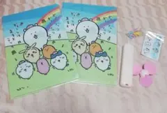 Kiss 付録 くま ちいかわ B5 クリアファイル ハンディ扇風機 ハチワレ