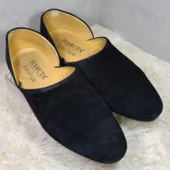 【HARUTA】ハルタ　EDIFICE別注　スポックシューズ　スエード　ブラック