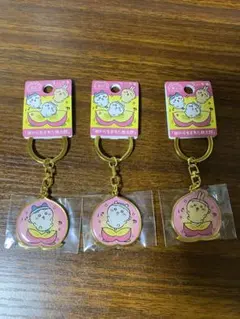 【3個セット】ちいかわご当地キーホルダー　岡山「桃から生まれた桃太郎」