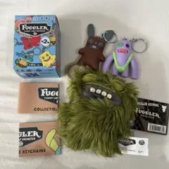 ファグラー　Fuggler ぬいぐるみ　キーホルダー　3点セット