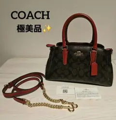 COACH【極美品✨】ミニ セージ キャリーオール　2Way　ショルダー