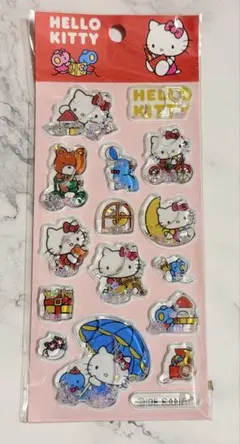 ハローキティB　ウォーターシール　立体　3Ｄ　キラキラ　まとめ売り