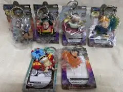 ワンピース デフォルメフィギュアキーホルダー 6種　白ヒゲ　ジョズ　マルコなど
