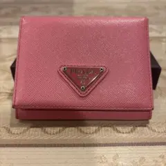 PRADA SAFFIANOマルチカラー・カードホルダー付きダブルホック長財布 