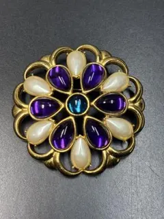 【美品希少品】トリファリ ヴィンテージブローチ TRIFARI アクセサリー