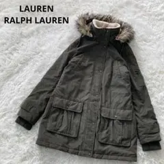 ローレンラルフローレン モッズコート S カーキ ファー