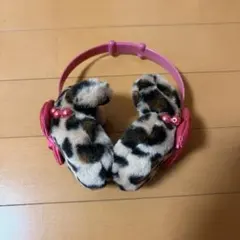 ミニーイヤーマフ ヒョウ柄