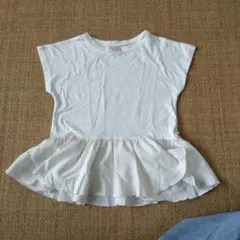 petit main フリル付きTシャツ 120