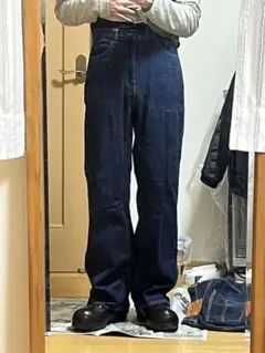 ワイドデニムパンツ gu