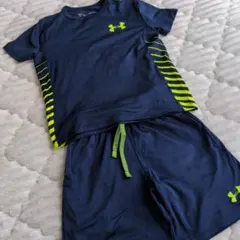Under Armour Tシャツとショーツセット YSM ネイビー　120