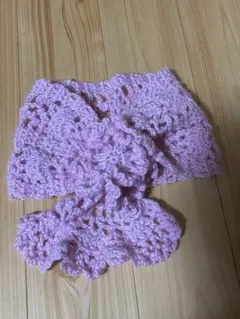 ハンドメイド　ミニマフラー