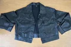 PUジャケット Sサイズ ブラック
