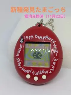 【動作確認済】新種発見!! たまごっち 赤☆