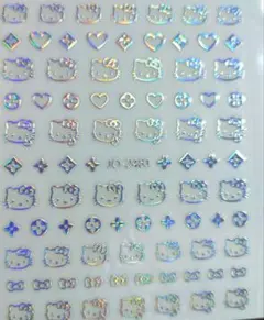 ハローキティ ホログラムネイルシール