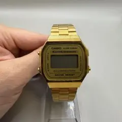 【Bランク・電池切れ】CASIO デジタル腕時計 ゴールドカラーのサムネイル