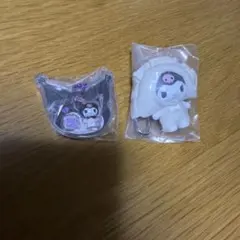 サンリオ チョコボーロ パッケージチャーム ちびっとも　クロミ2点セット