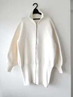 A.E.R サステナブル ショートジャガードドライバーズニットワンピース