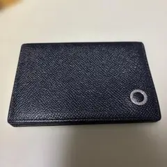 【美品】ブルガリ BVLGARI カードケース レザー　ブラック　サークルロゴのサムネイル