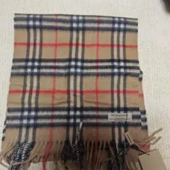 BURBERRY カシミヤ マフラー ベージュチェック